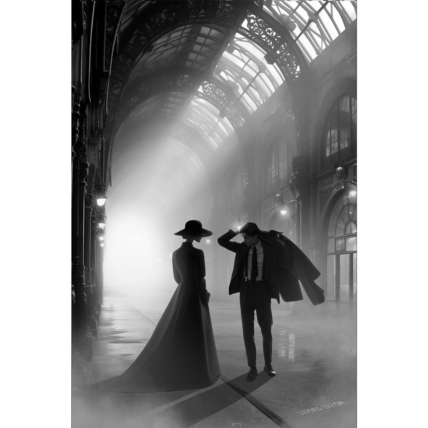 La rencontre - Affiche fine art