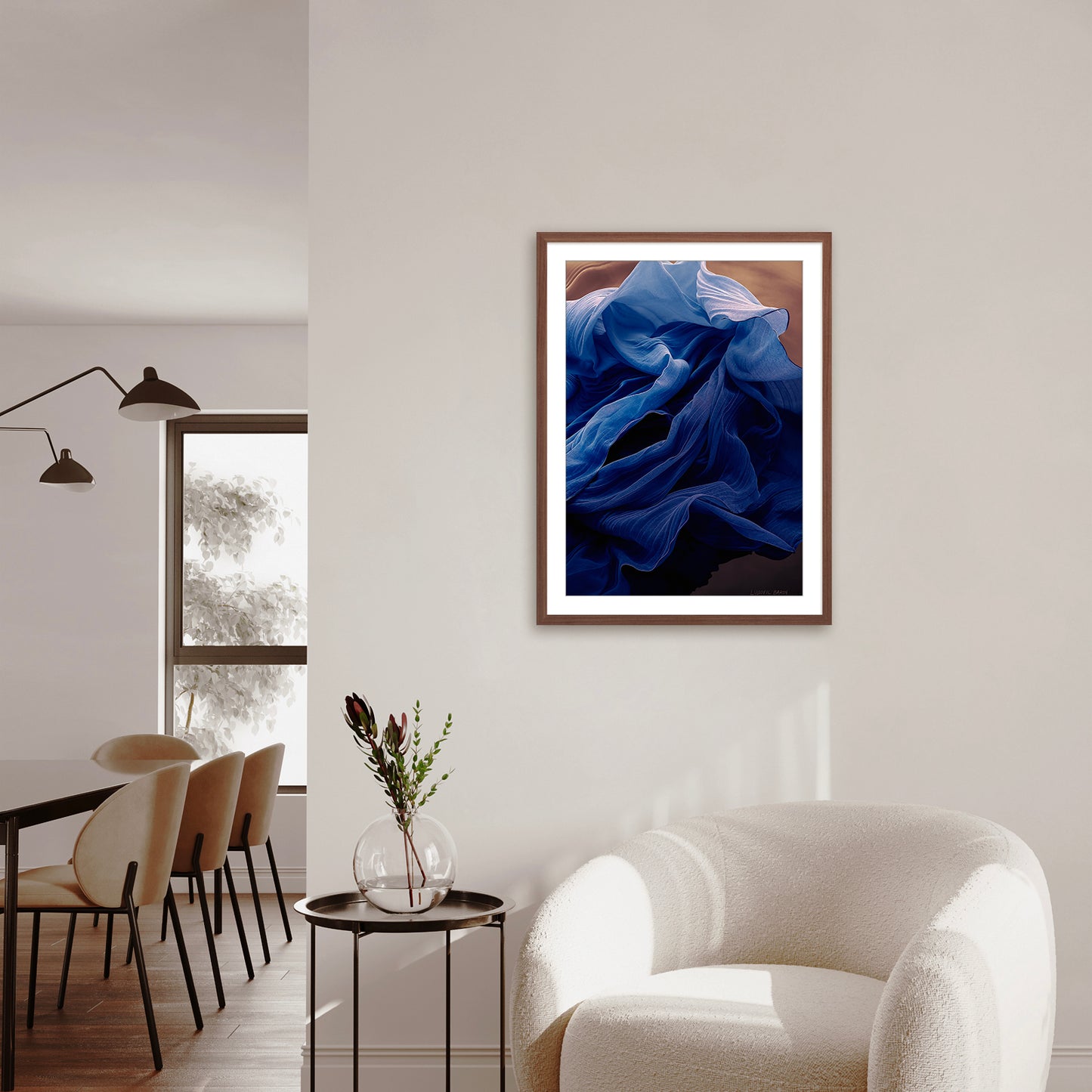 La danse du bleu numéro 1 - Affiche fine art