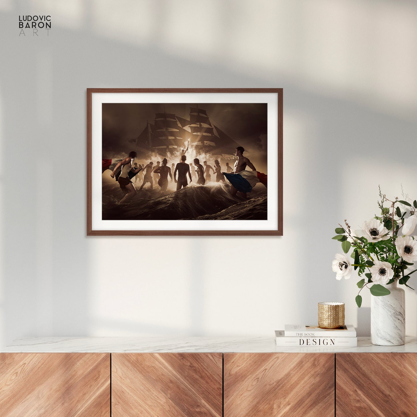 Pour la flamme du sport - Affiche fine art