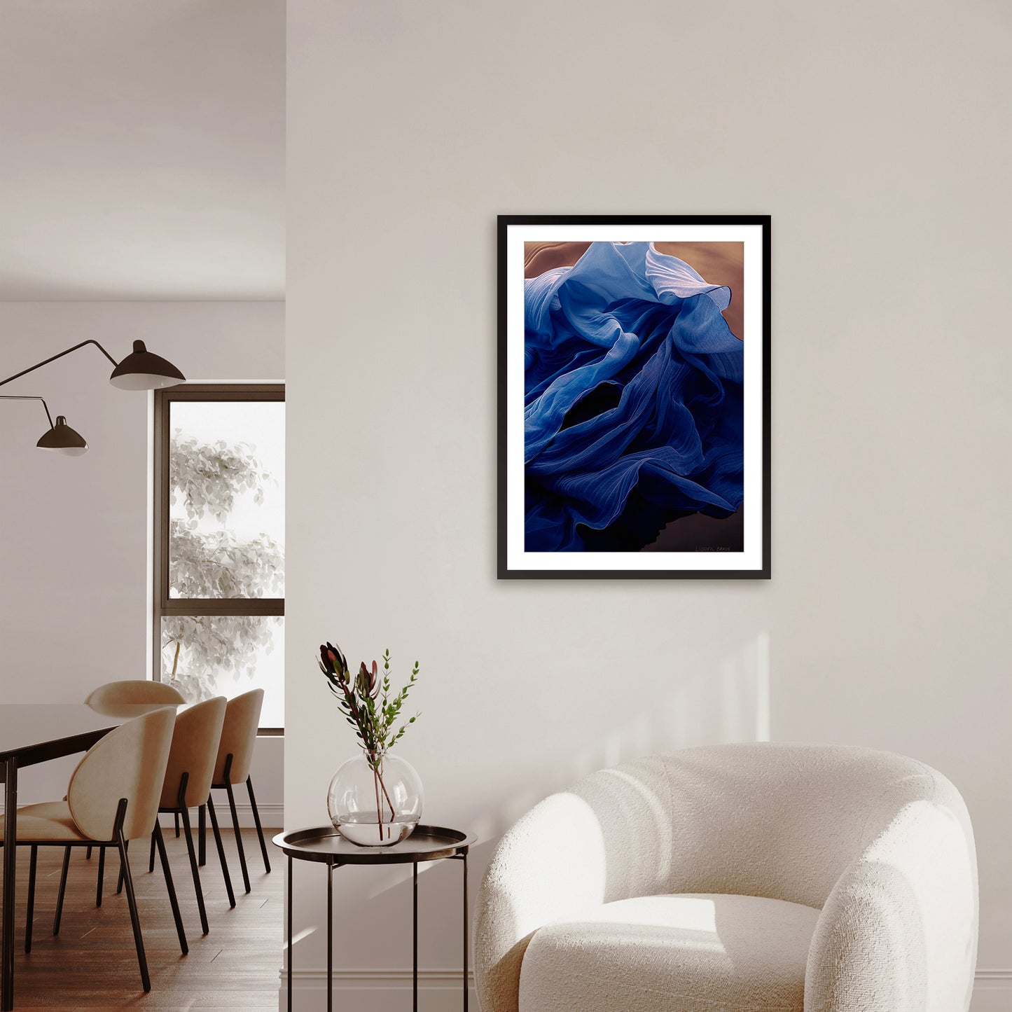 La danse du bleu numéro 1 - Affiche fine art