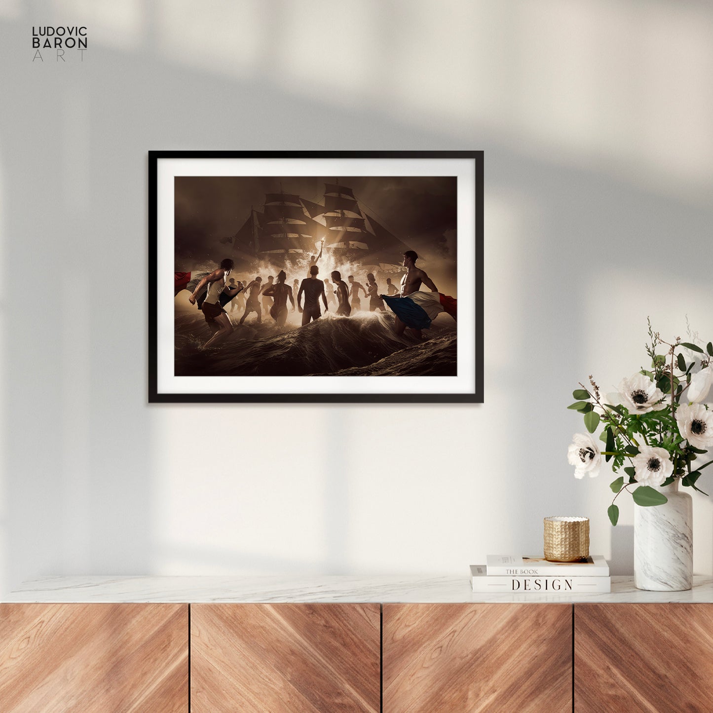 Pour la flamme du sport - Affiche fine art