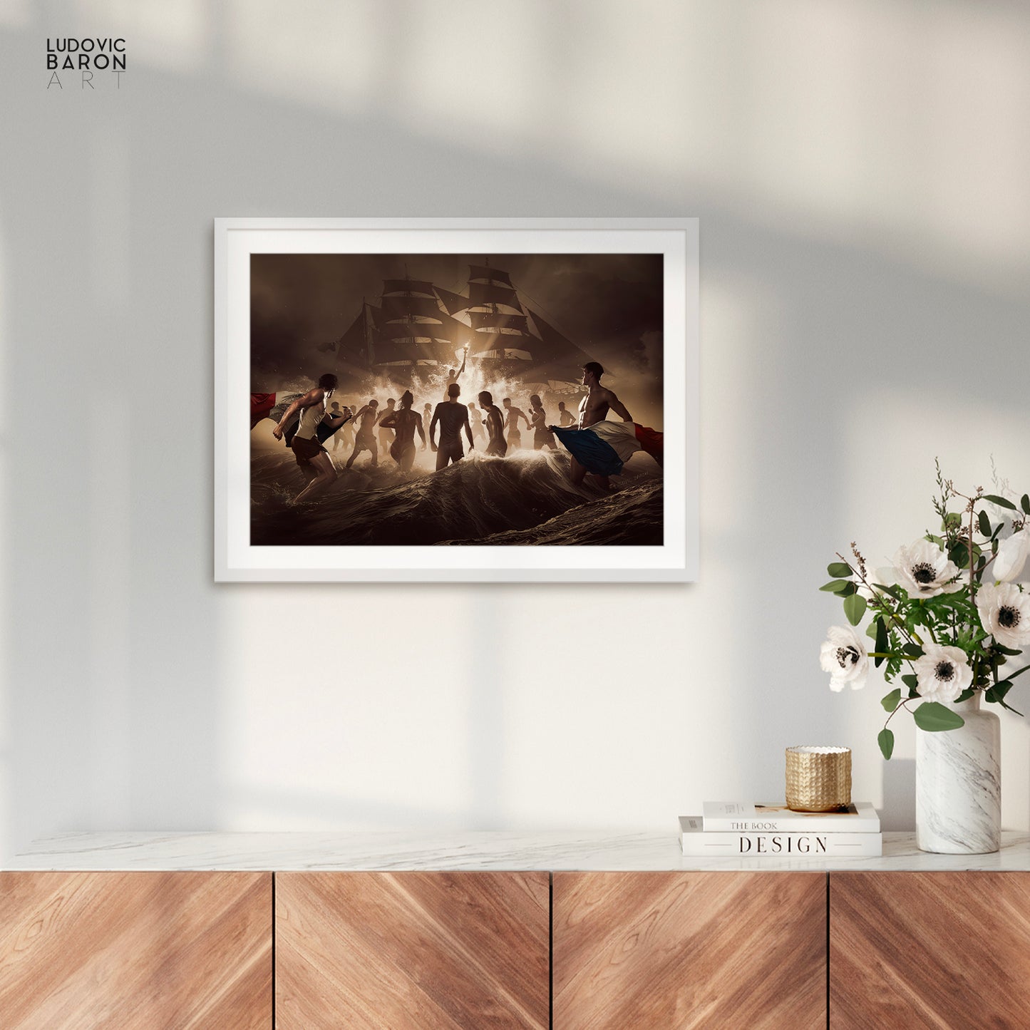 Pour la flamme du sport - Affiche fine art