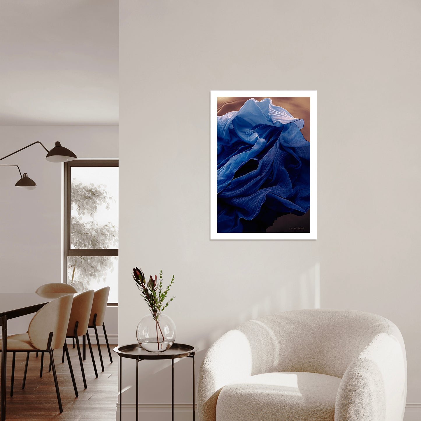 La danse du bleu numéro 1 - Affiche fine art