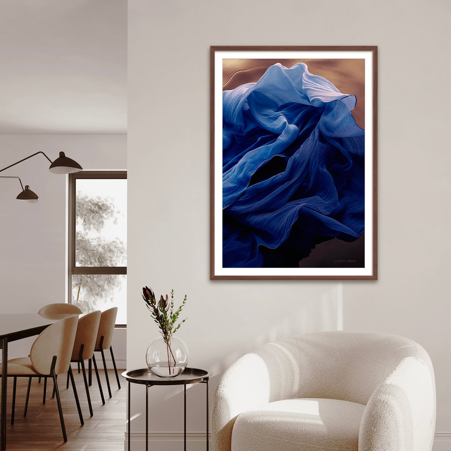 La danse du bleu numéro 1 - Affiche fine art