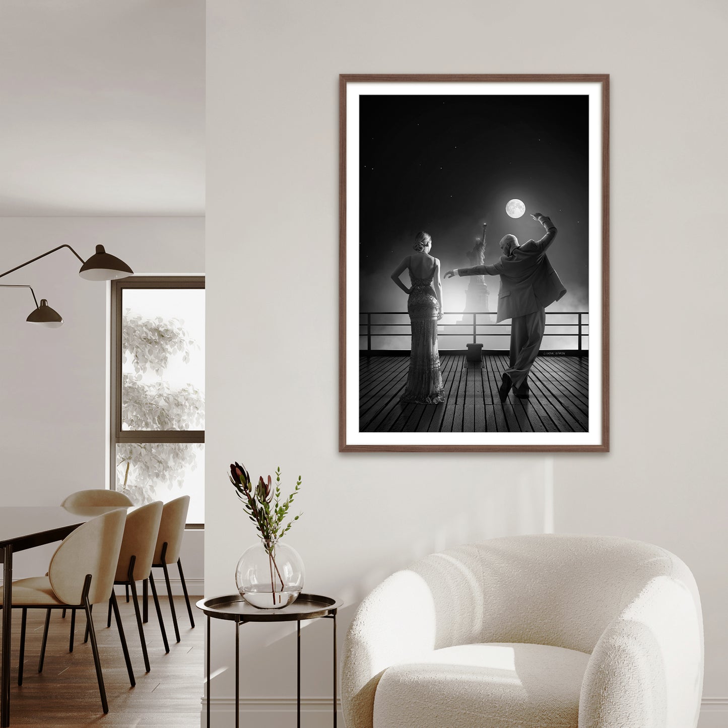 Sur le pas d'une danse à New York - Affiche fine art