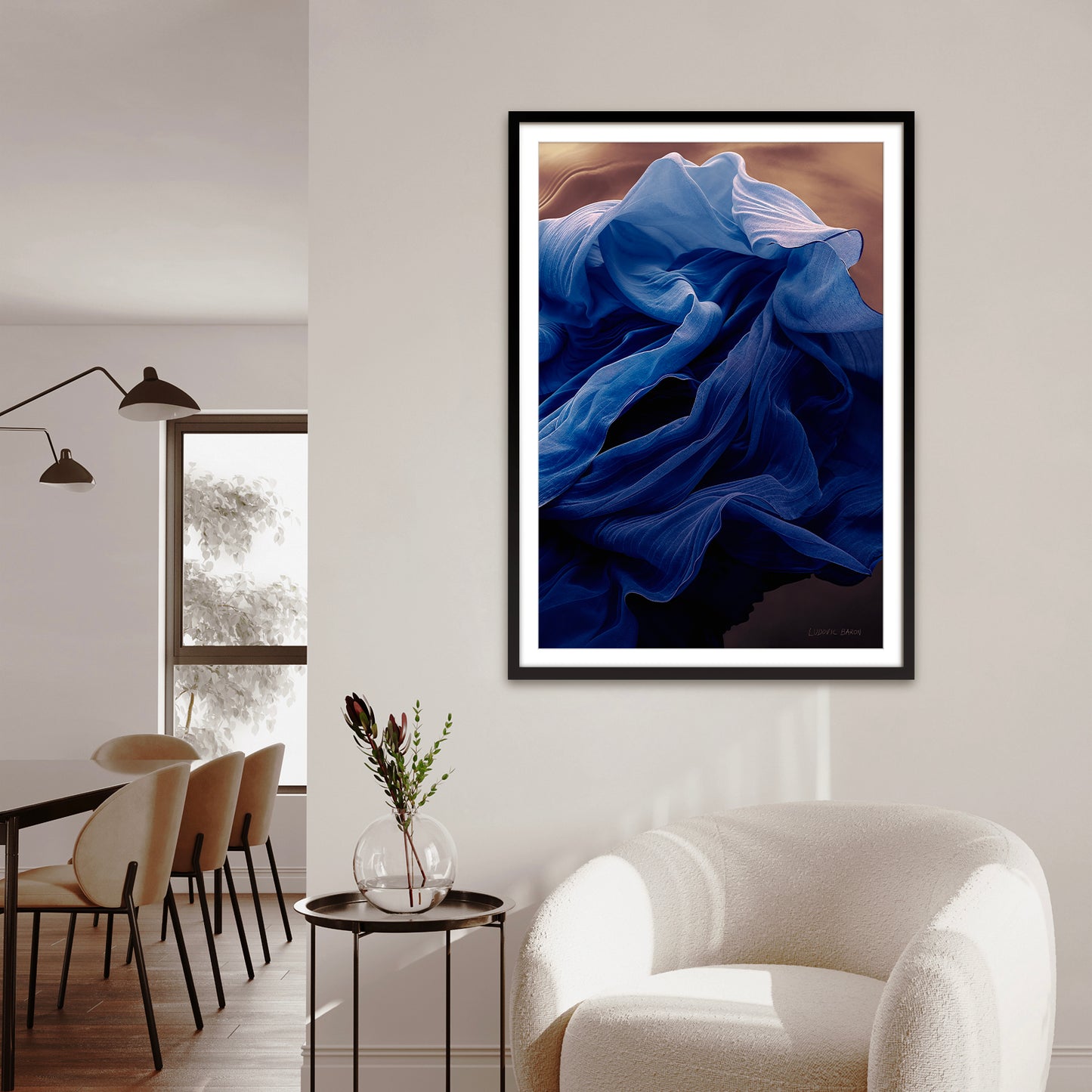 La danse du bleu numéro 1 - Affiche fine art