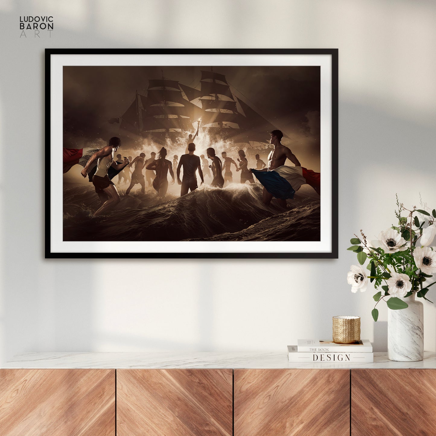 Pour la flamme du sport - Affiche fine art