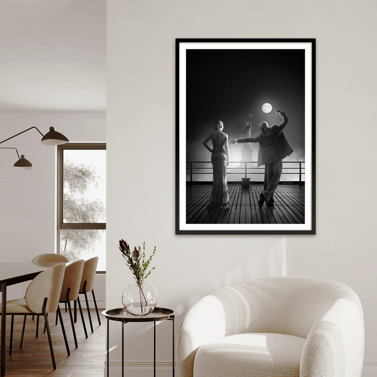 Sur le pas d'une danse à New York - Affiche fine art