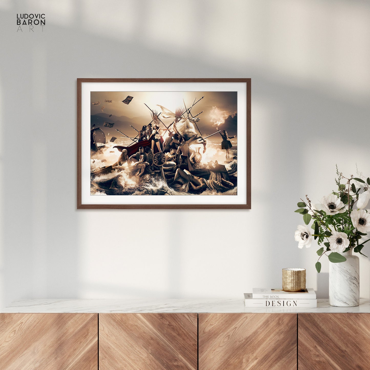 Le radeau de la richesse perdue - Affiche fine art