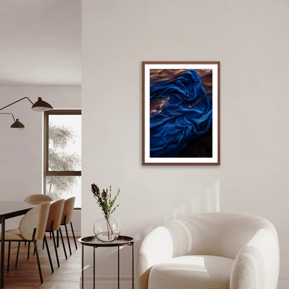 The dance of blue number 2 - Fine art poster