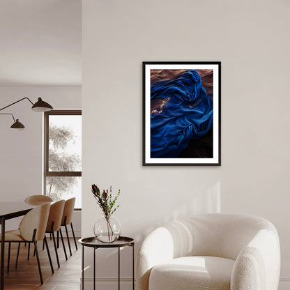 The dance of blue number 2 - Fine art poster