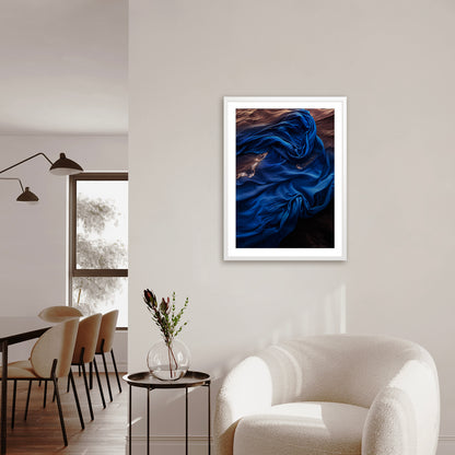 The dance of blue number 2 - Fine art poster