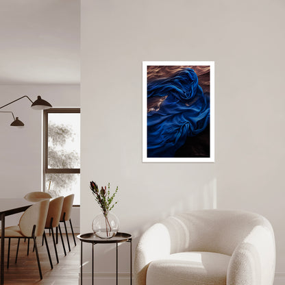 The dance of blue number 2 - Fine art poster