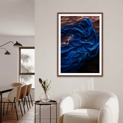 The dance of blue number 2 - Fine art poster
