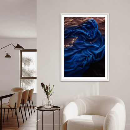 The dance of blue number 2 - Fine art poster