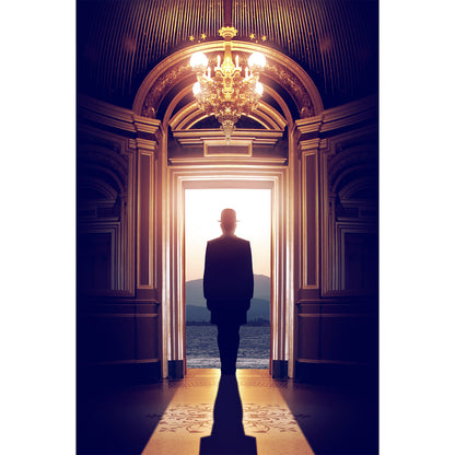 The man in the shadow - Fine art poster