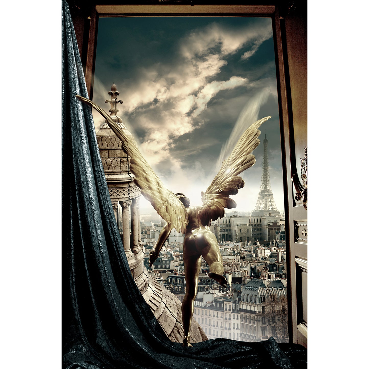 An angel escapes - Fine art poster