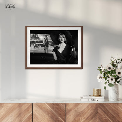 Une tempête à Paris - Affiche fine art