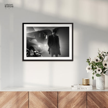 Un départ à Paris - Affiche fine art