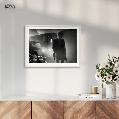 Un départ à Paris - Affiche fine art