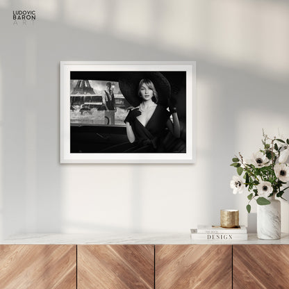 Une tempête à Paris - Affiche fine art