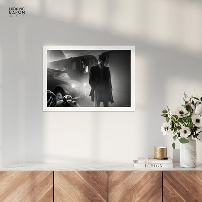 Un départ à Paris - Affiche fine art