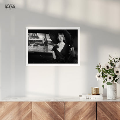 Une tempête à Paris - Affiche fine art