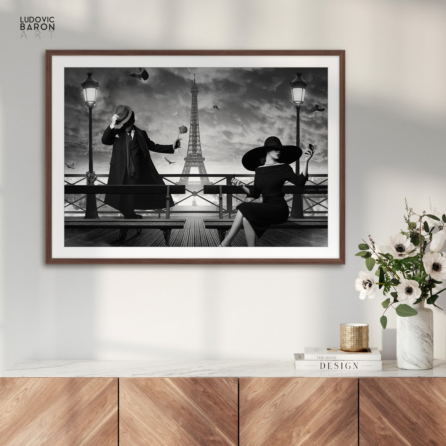 Seduction in Paris - Fine art poster